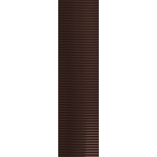 FAIANTA GROOVE BROWN 1 GLOSS STR 29.8x7.8cm