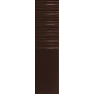 FAIANTA GROOVE BROWN 2 GLOSS STR 29.8x7.8cm