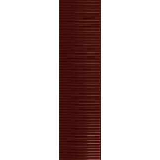 FAIANTA GROOVE BURGUNDY 1 GLOSS STR 29.8x7.8cm