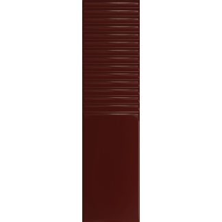 FAIANTA GROOVE BURGUNDY 2 GLOSS STR 29.8x7.8cm
