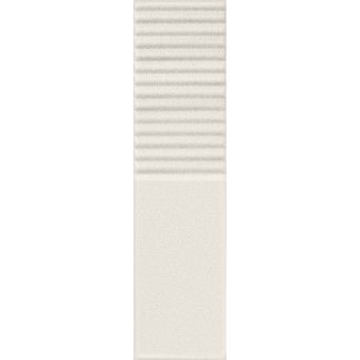 FAIANTA GROOVE WHITE SUGAR 2 STR 29.8x7.8cm